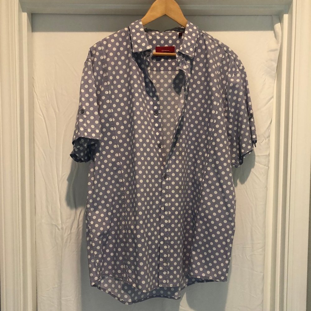 Saks Fifth Avenue Polka Dot Polo